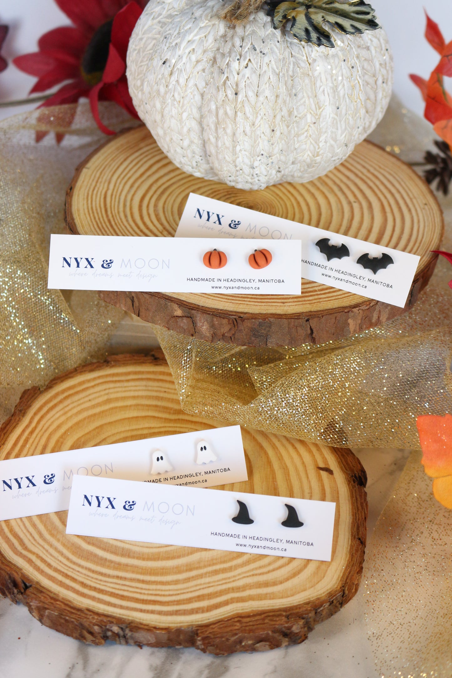 Ghosts | Mini-Stud Earrings