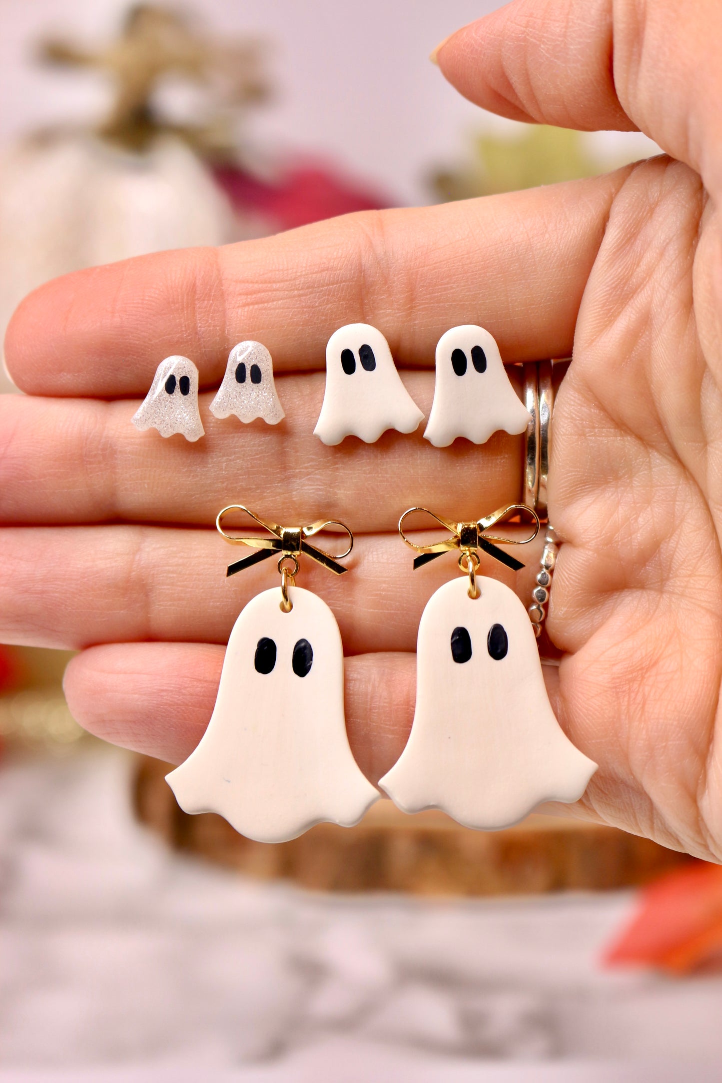 Ghosts | Mini-Stud Earrings