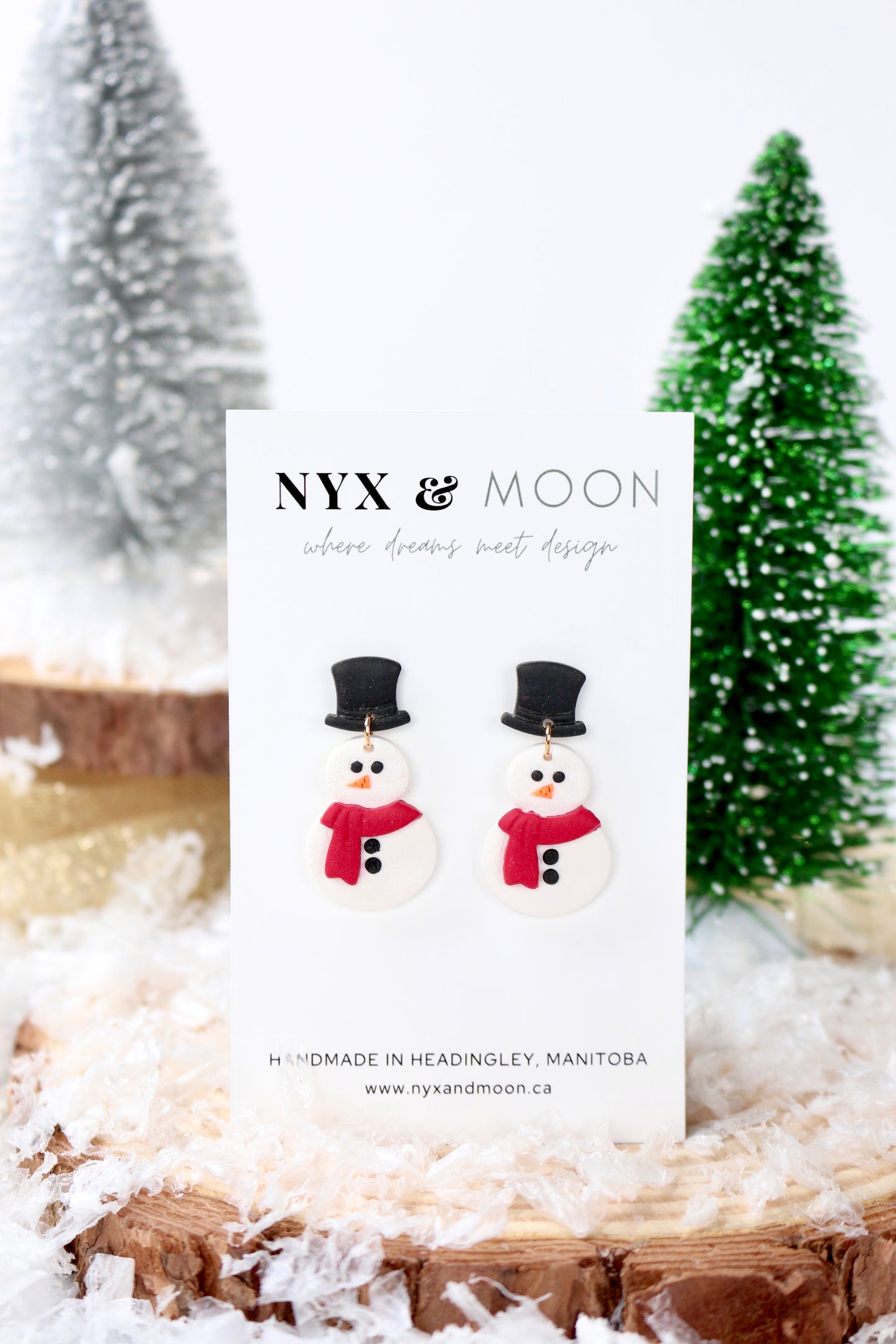 Snowman | Dangle Earrings