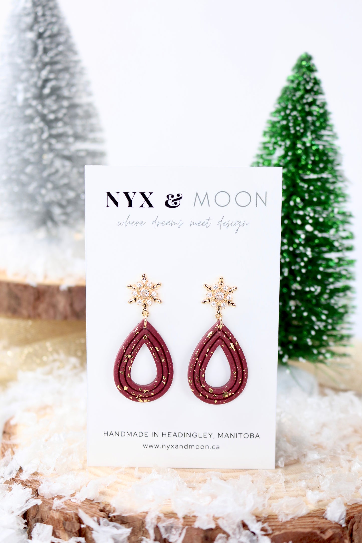 Celine | Holiday Dangle Earrings (Multiple Colours)