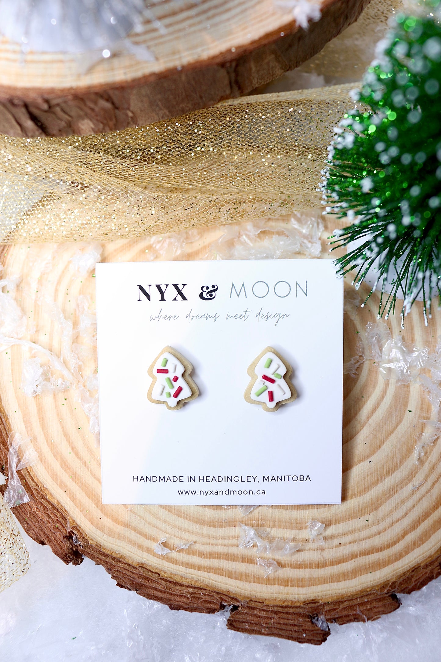 Sugar Cookie Tree | Stud Earring