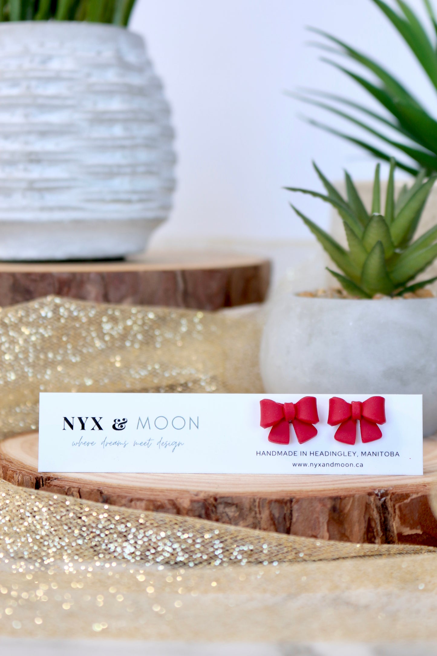 Selene | Small Bow Stud