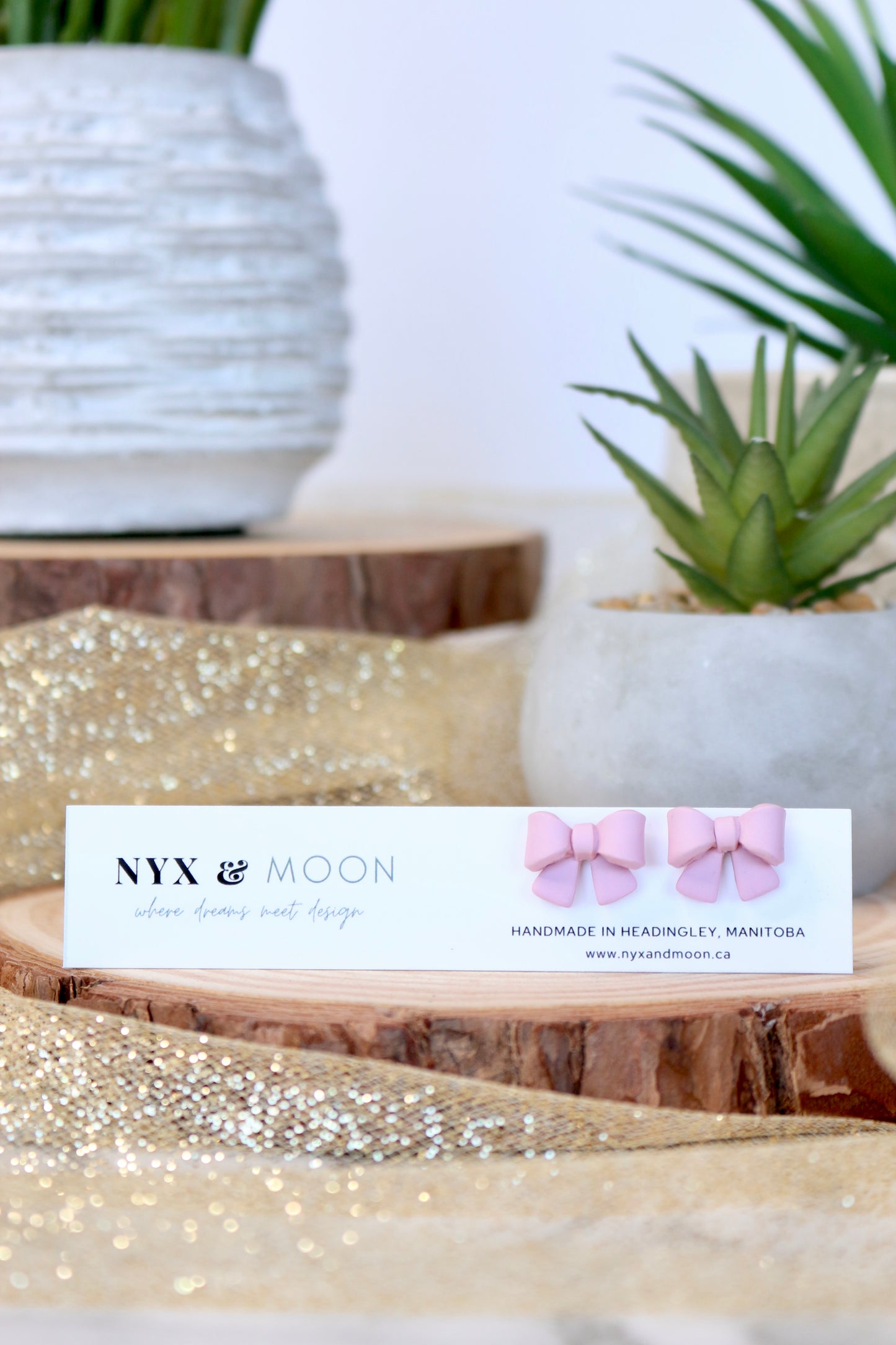 Selene | Small Bow Stud