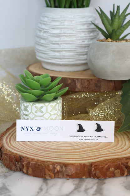 Witch Hat | Mini-Stud Earrings
