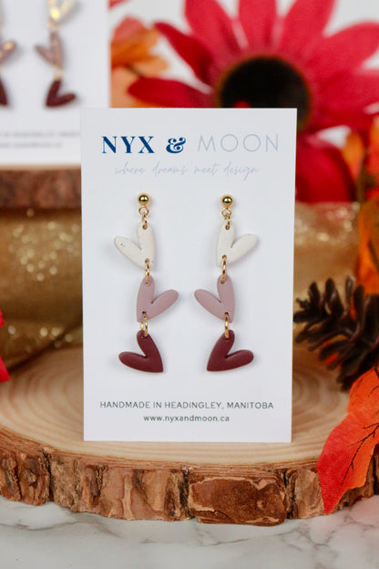 Cora | Heart Dangle (Multiple Colours)