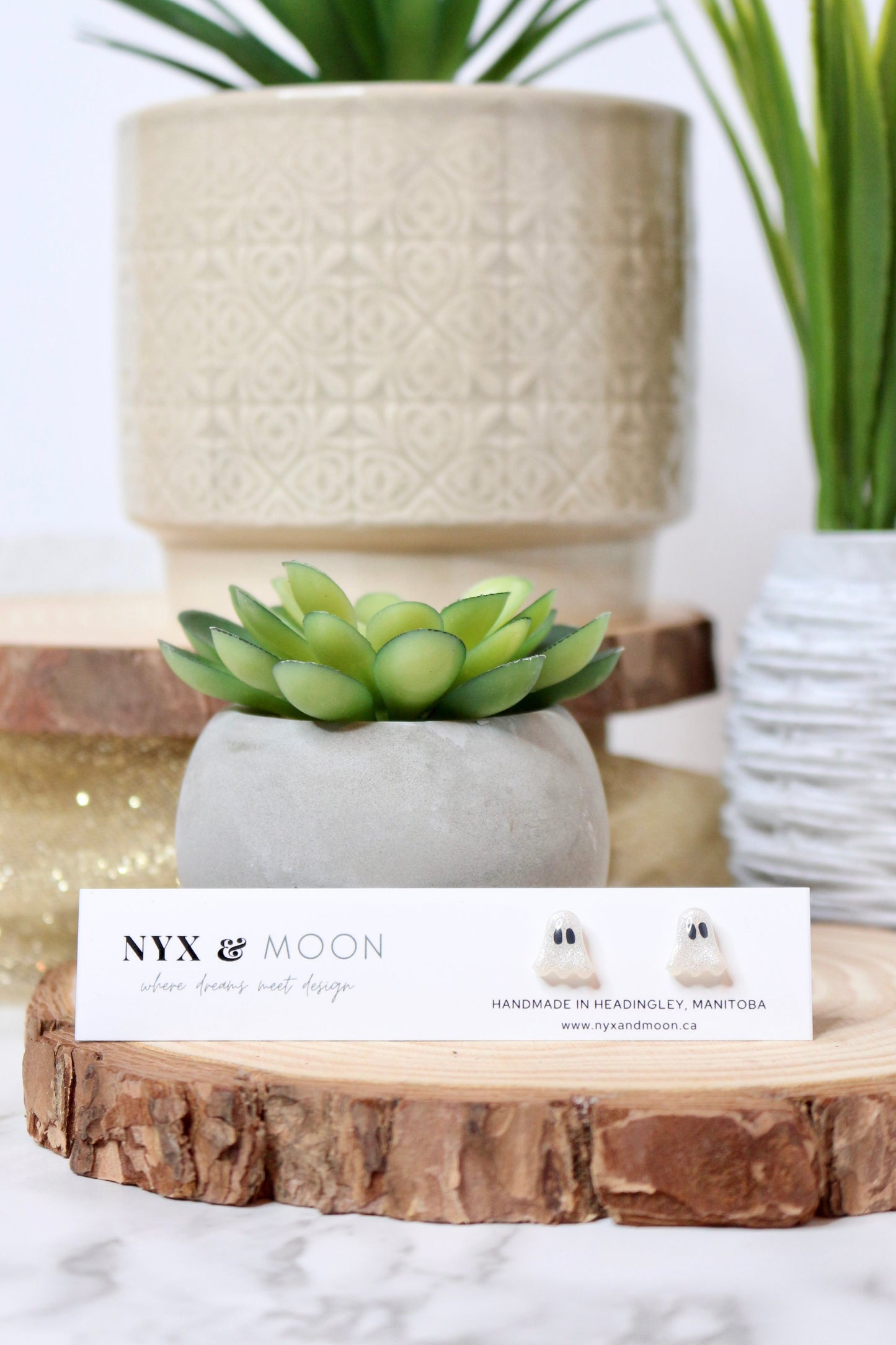 Ghosts | Mini-Stud Earrings