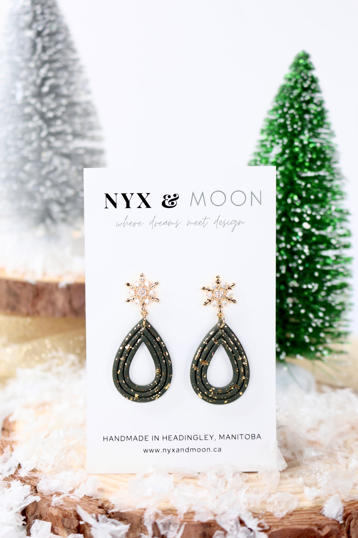 Celine | Holiday Dangle Earrings (Multiple Colours)