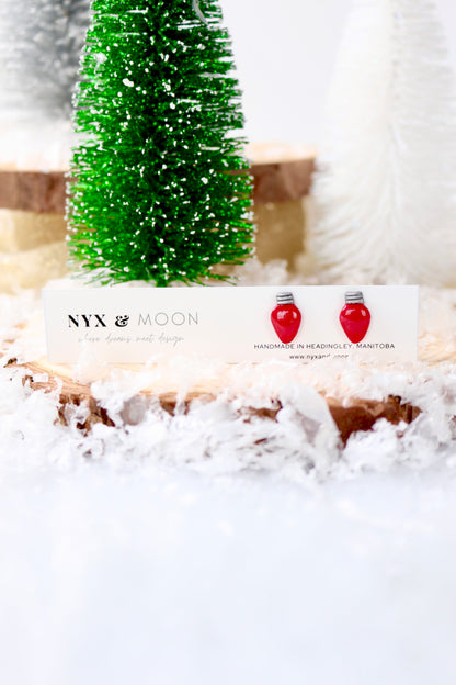 Holiday Bulbs | Stud Earring