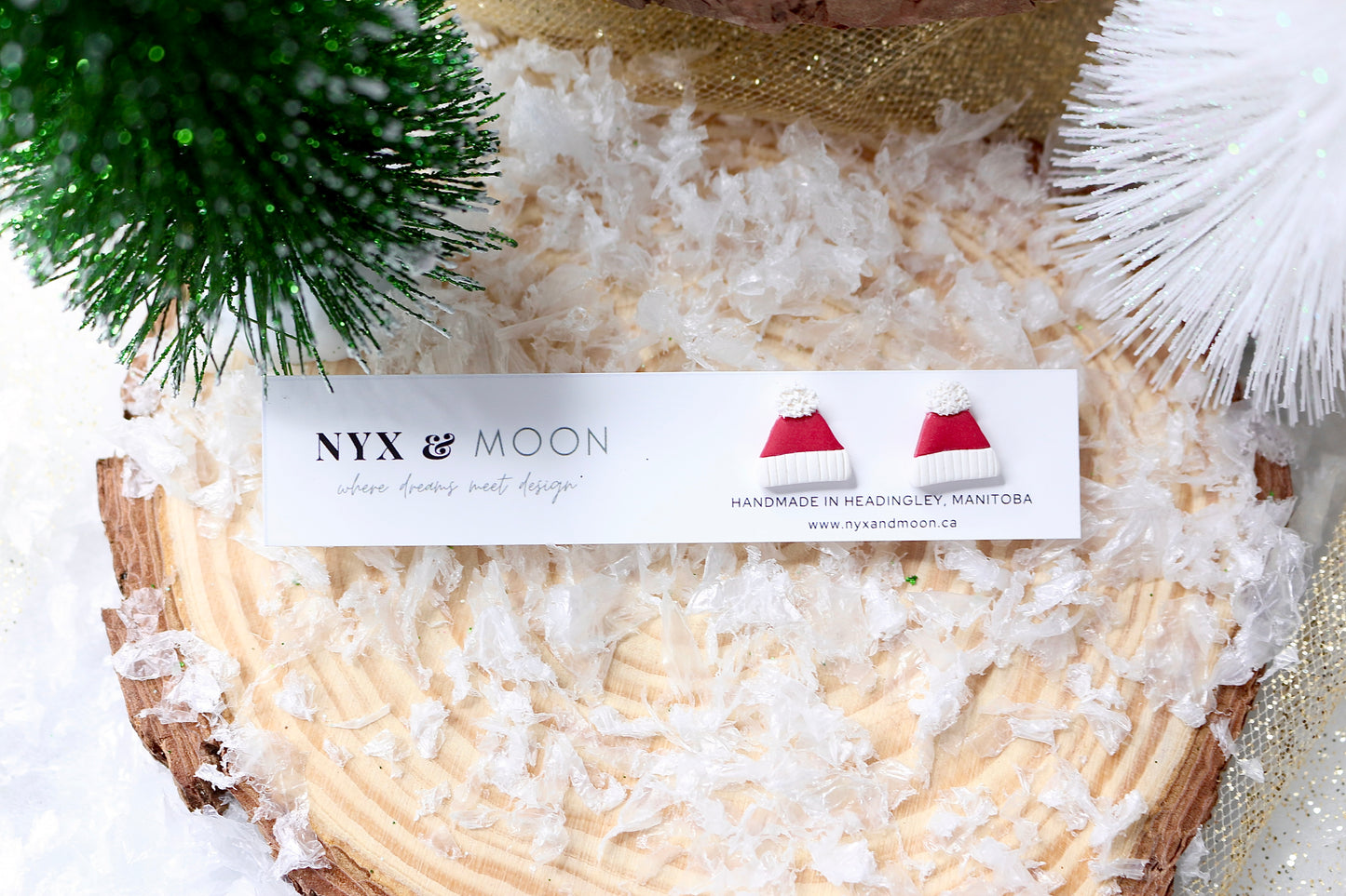 Santa Hat | Stud Earring