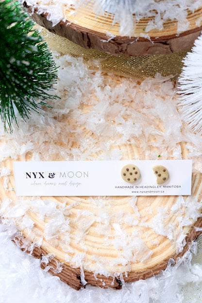 Chocolate Chip Cookies | Stud Earring