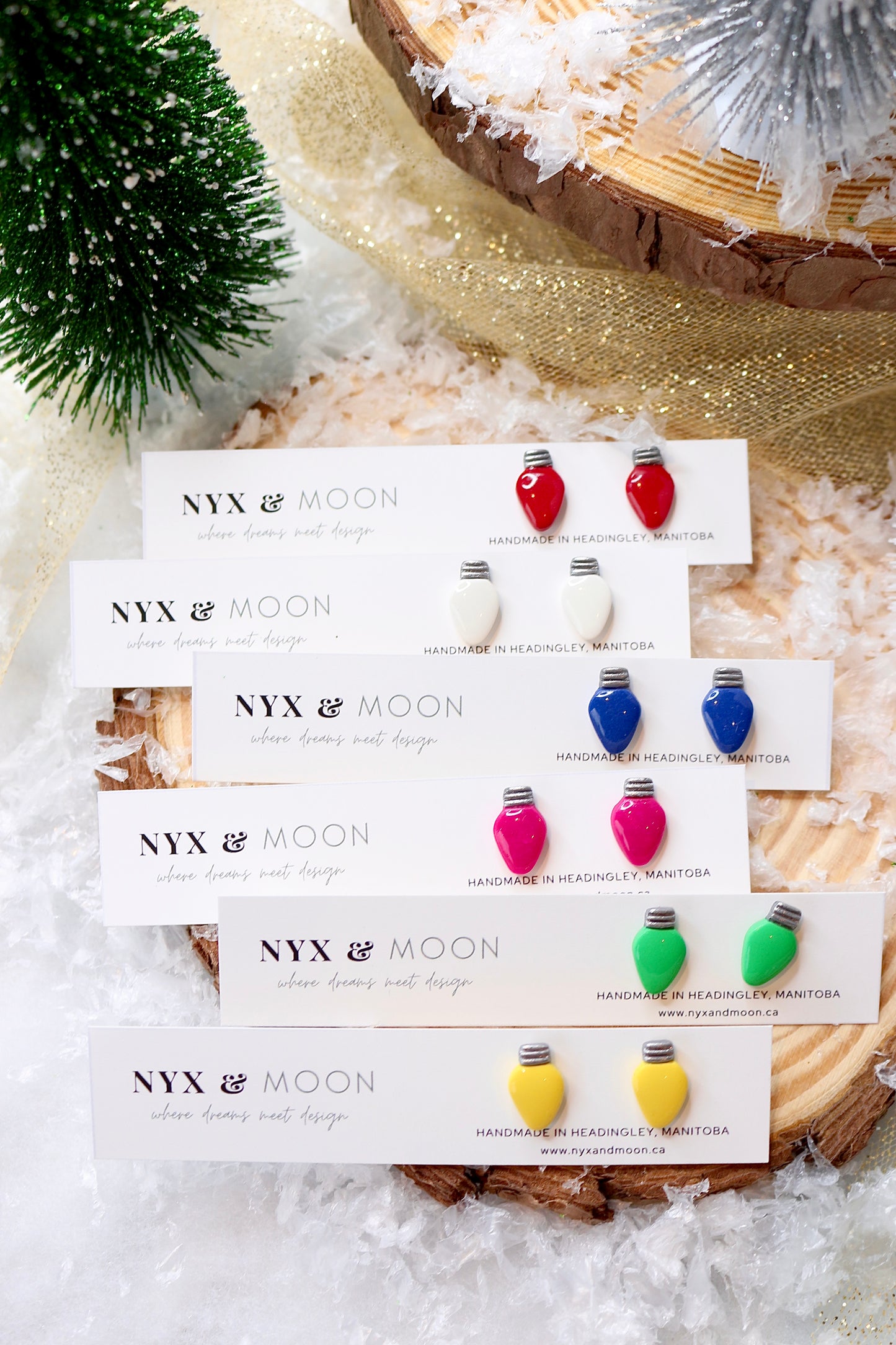 Holiday Bulbs | Stud Earring
