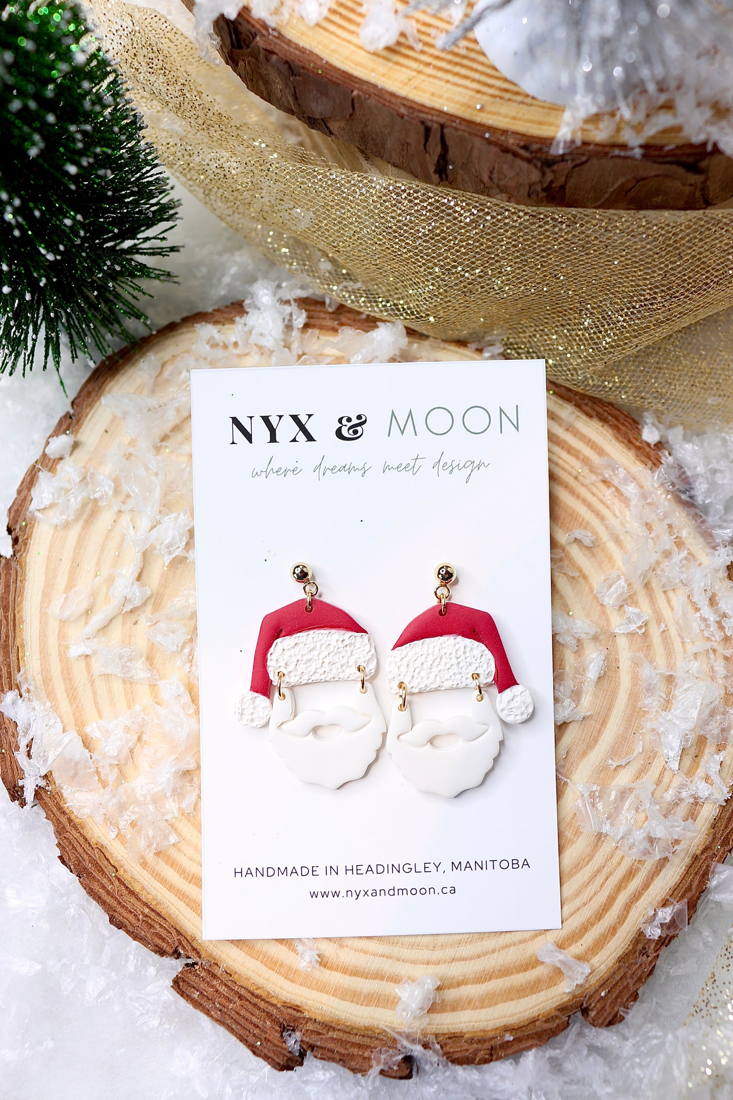 Santa Claus | Dangle Earrings