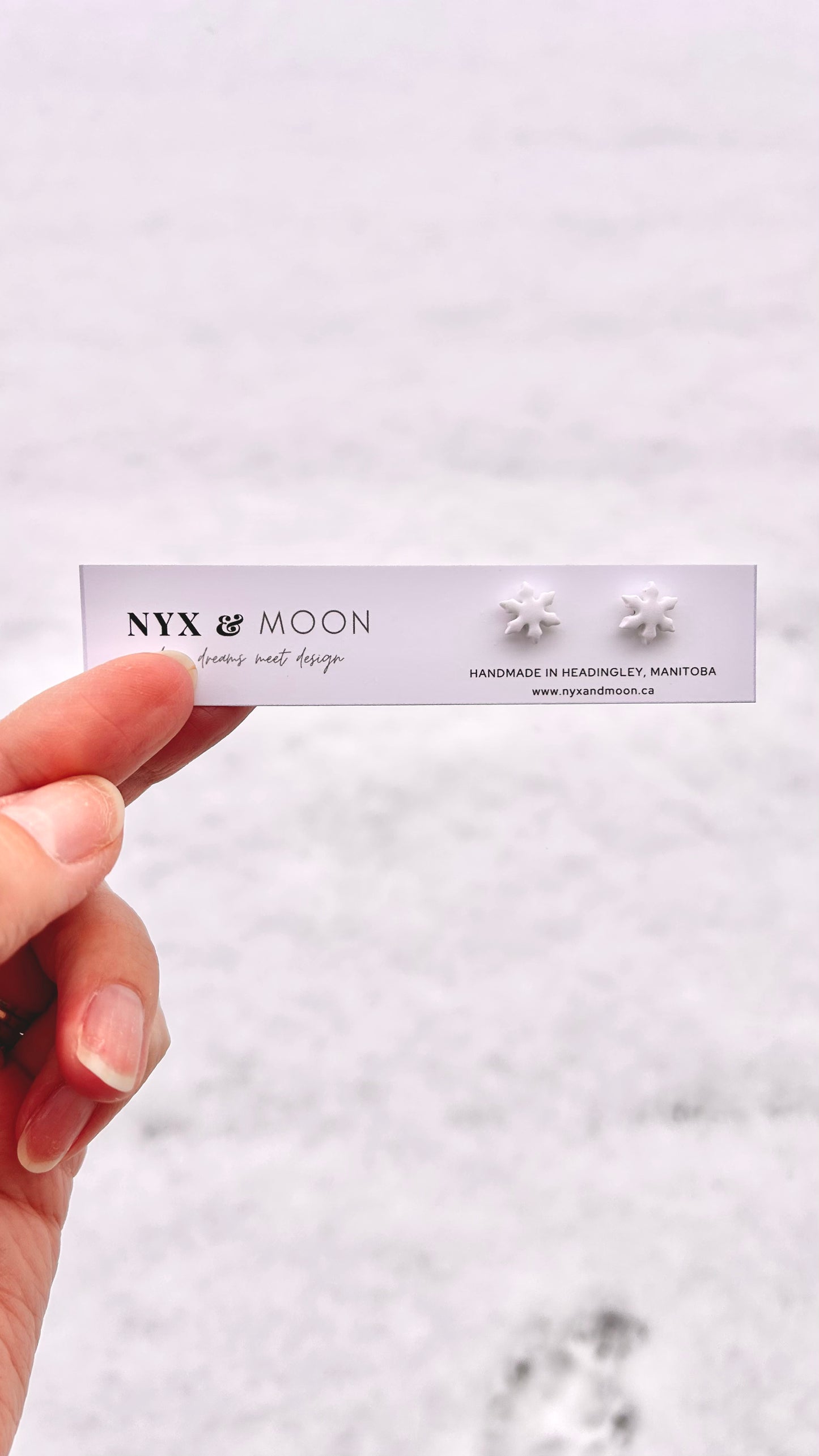 Snowflakes | Stud Earring