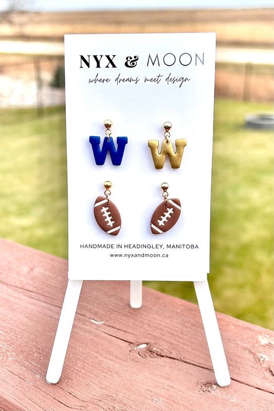 Winnipeg Football Earrings